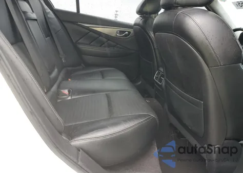 2014 Infiniti Q50 Base z USA, uszkodzony, nr VIN JN1BV7AP7EM689505